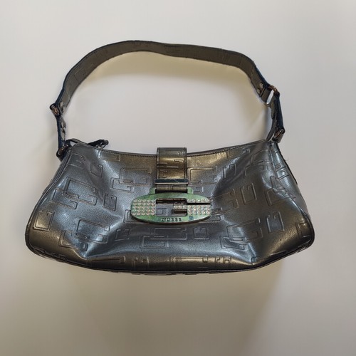 Y2k metallic silver with - y2k,