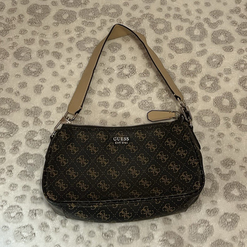 Guess monogram shoulder bag - guess,