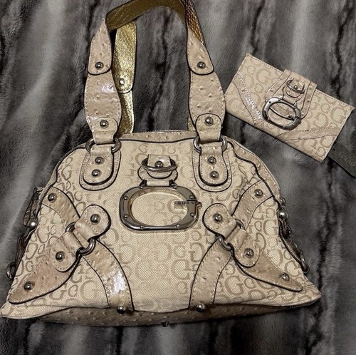 Guess y2k beige logo - guess, print