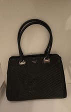 Stylish black GUESS handbag
