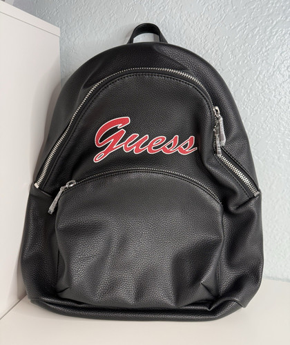 Guess black backpack - guess,
