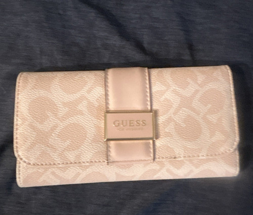 Guess beige logo - beige, bifold