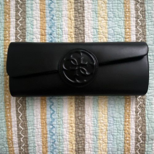 Guess black logo clutch - logo,