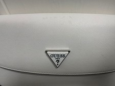 GUESS white handbag